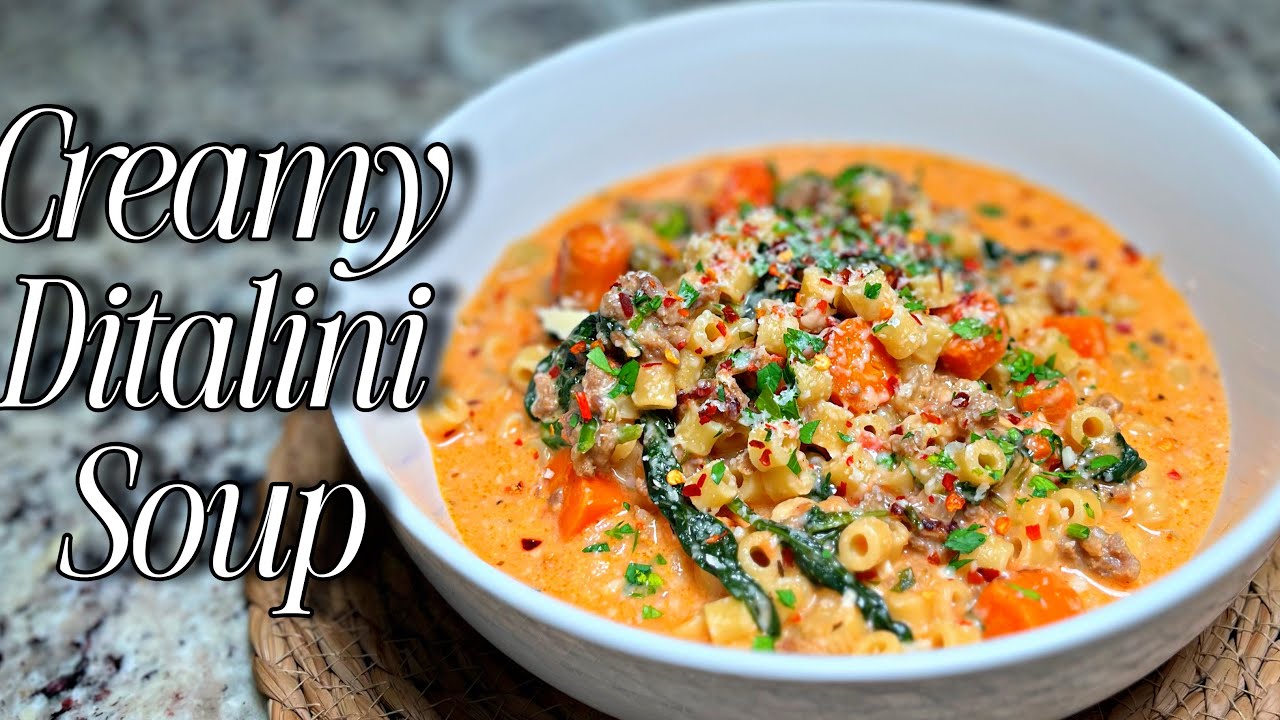 Delicious Ditalini Soup | How To Make Soup