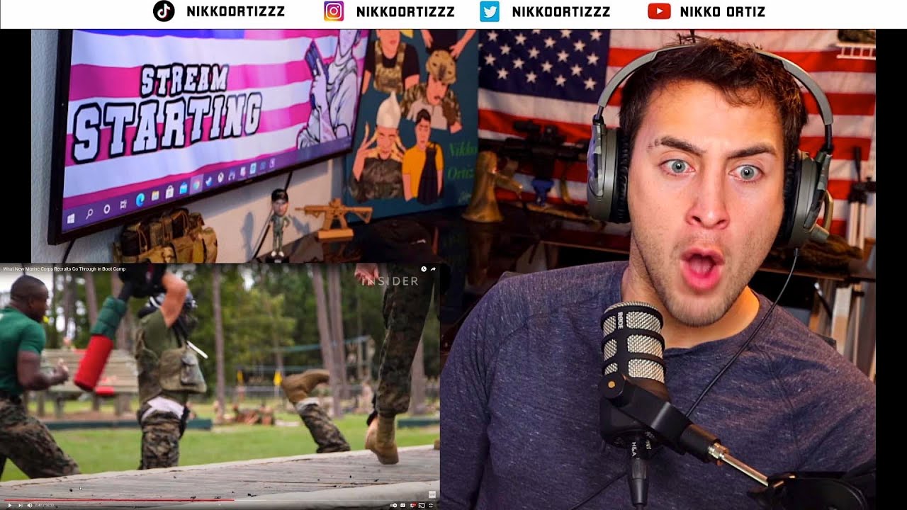 MARINE CORPS BOOTCAMP!! (REACTION)