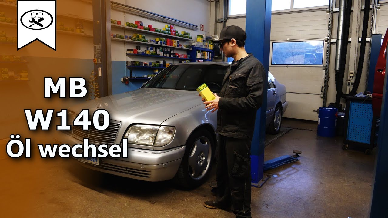 Mercedes W140 &Ouml;l wechseln | oil change | VitjaWolf | Tutorial | HD