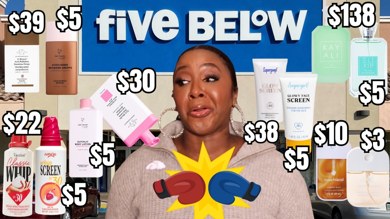 After 8 Rounds of Five Below Skincare Dupes, they Need JAIL!