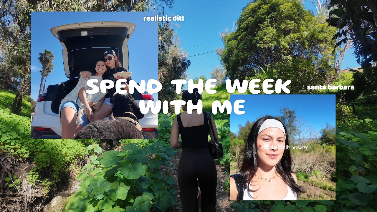 Spend the week with me! (Santa Barbara, ditl, home cooked meals, 80/20 balance)