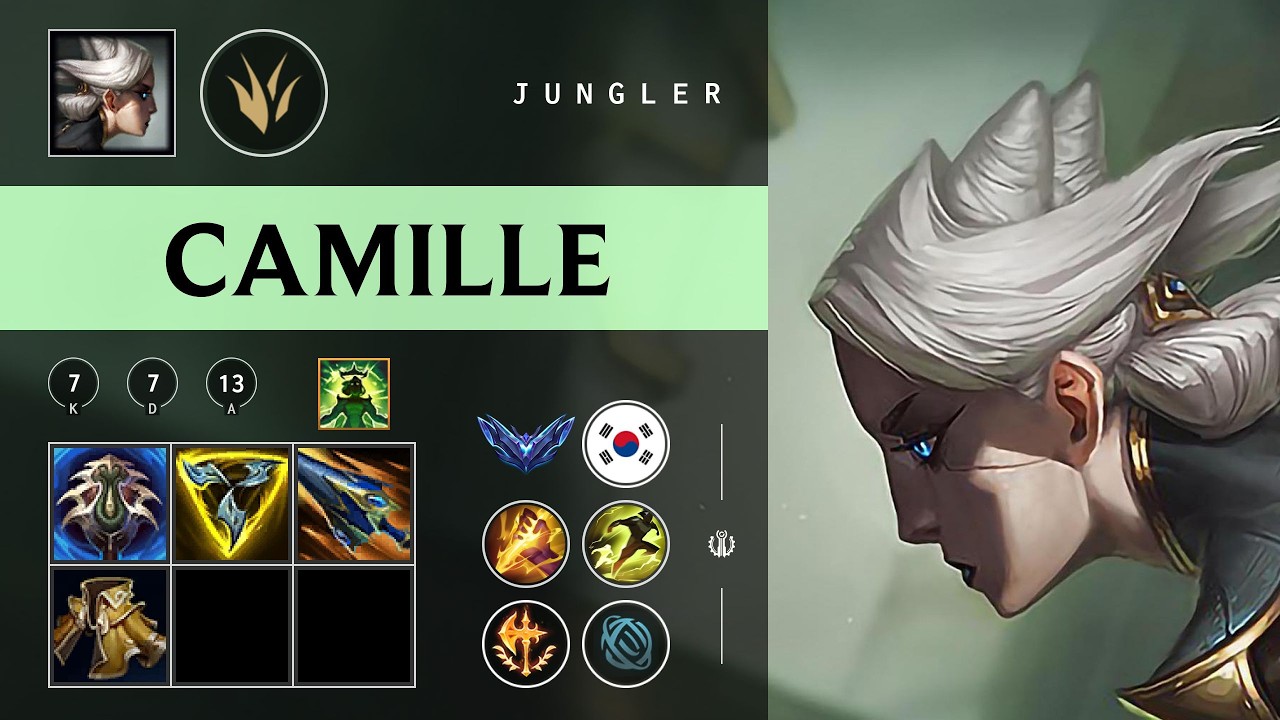 Camille Jungle vs Skarner - KR Diamond Patch 26.03