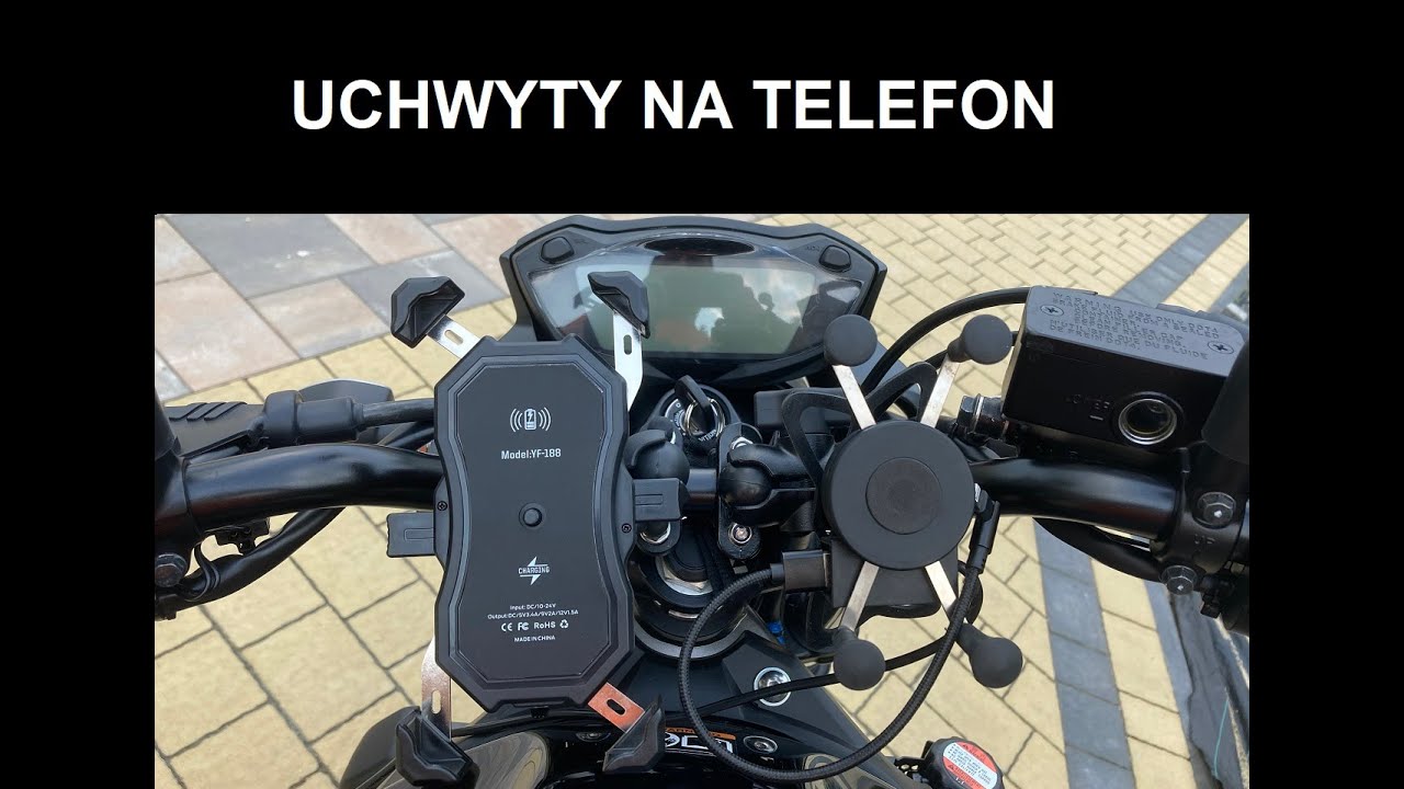 Uchwyt motocyklowy na telefon, wymiana na indukcyjny [2023]