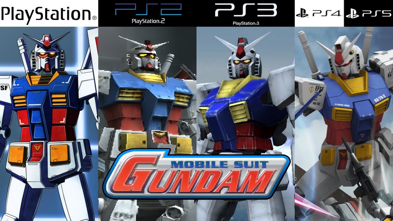 GUNDAM PlayStation Evolution (1995-2024)