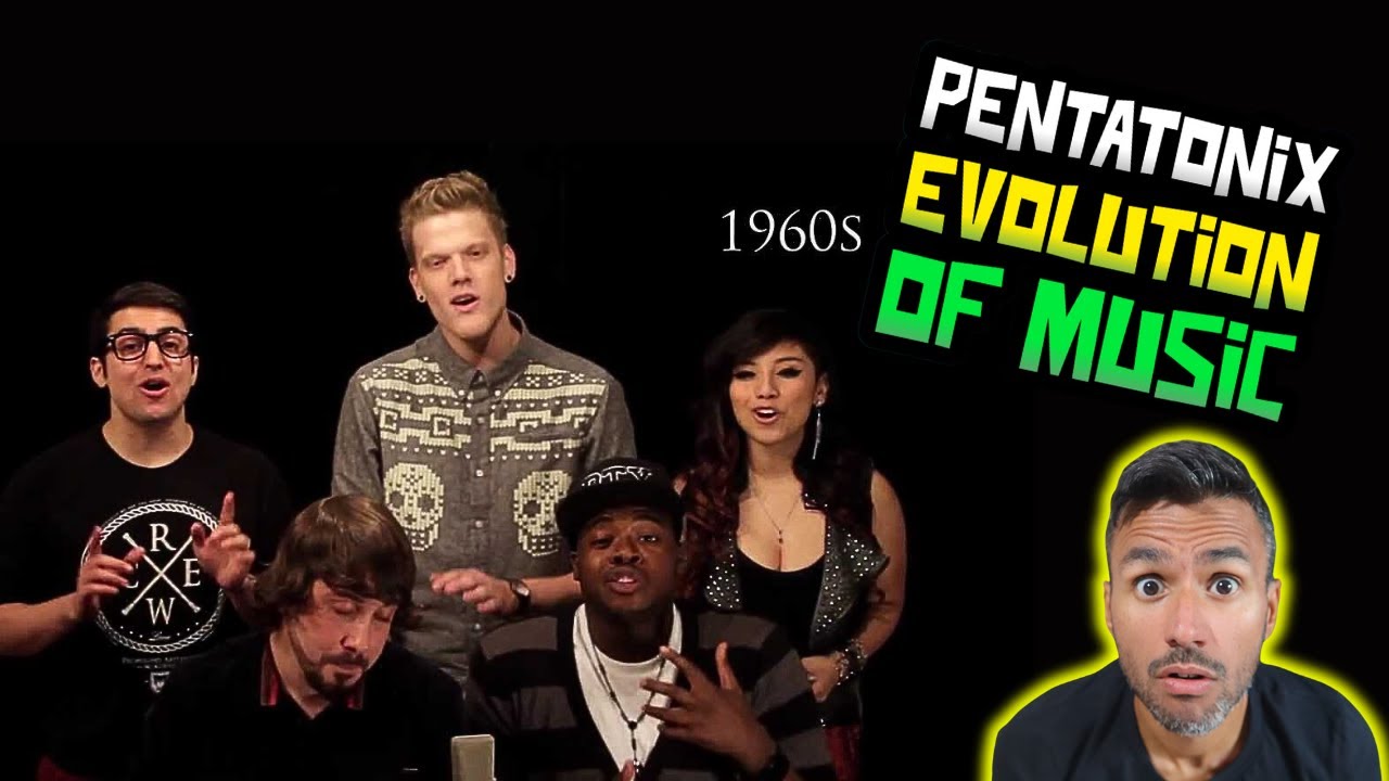 Evolution of Music - Pentatonix (REACTION) First Time Hearing It - LOVE THIS!