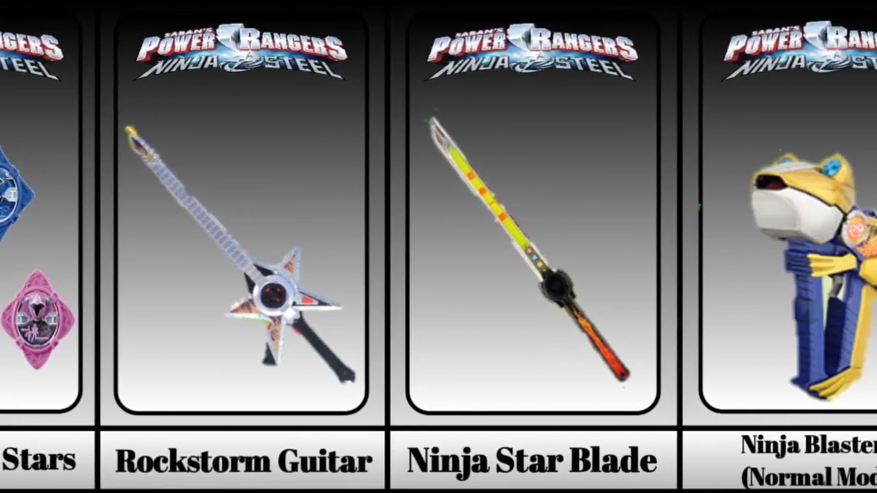 Power Rangers Ninja Steel/Super Ninja Steel Arsenal(weapons) ||