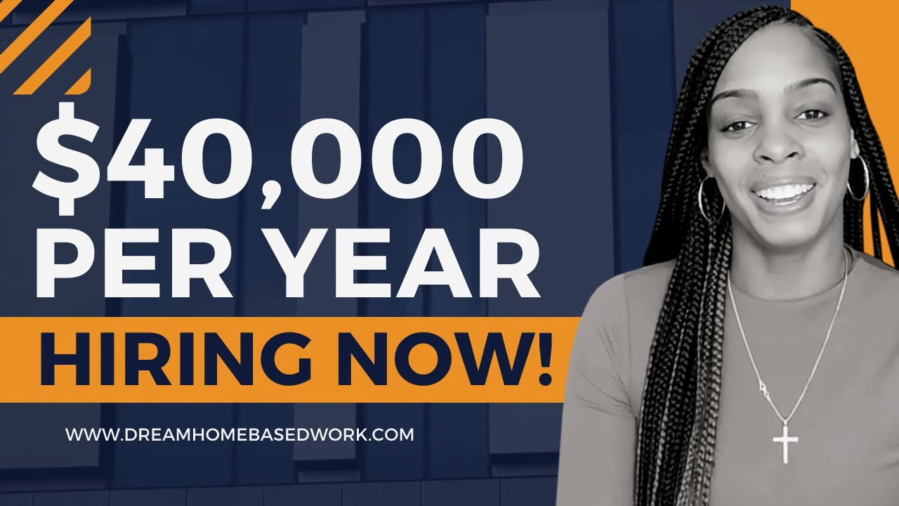 HIRING! $40K Yearly Work from Home Job (COMPUTER PROVIDED)