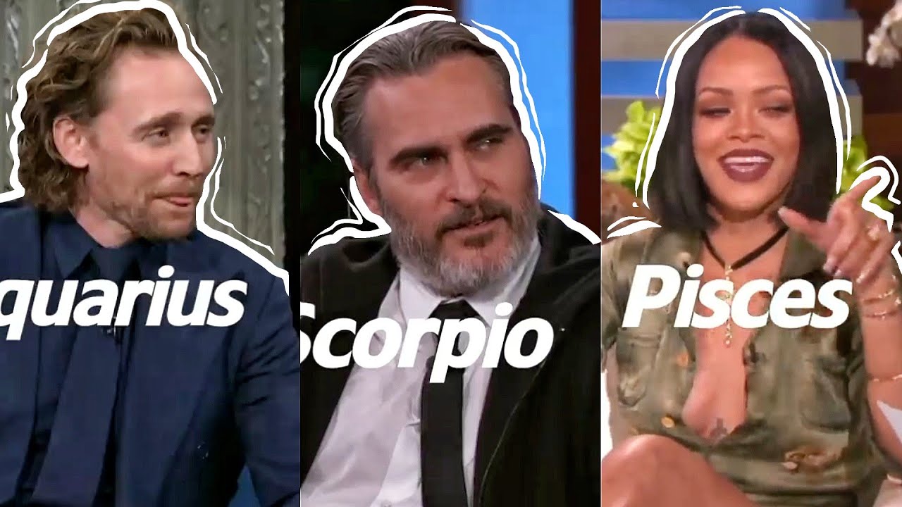 CELEBRITIES acting as their ZODIAC signs part one! | Allie Ness