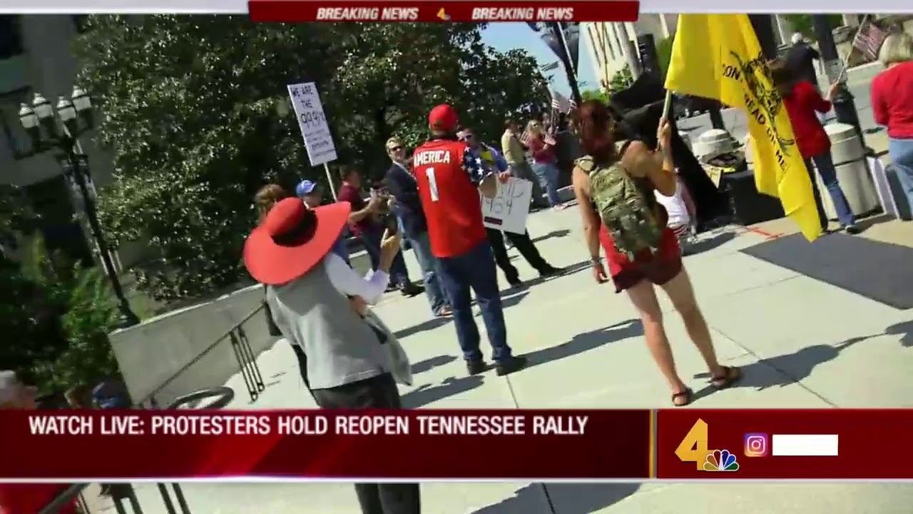 WATCH LIVE: Protesters hold Reopen Tennessee rally in Nashville
