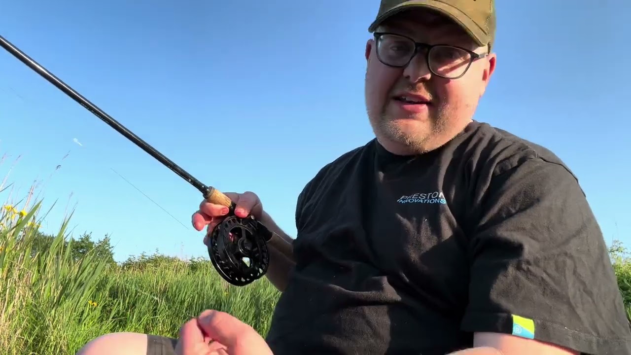 Float fishing for carp in the margin.