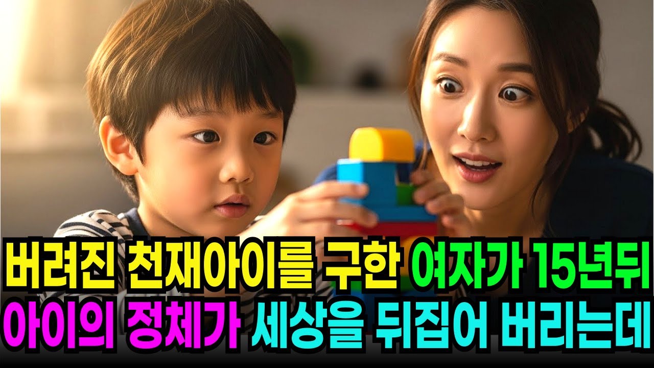 천재 아이를 구한 여자가 15년 후 밝혀진 아이의 정체에 놀라 아이를 숨기고 오열하는데… ㅣ노후사연 ㅣ시니어사연 ㅣ오디오북