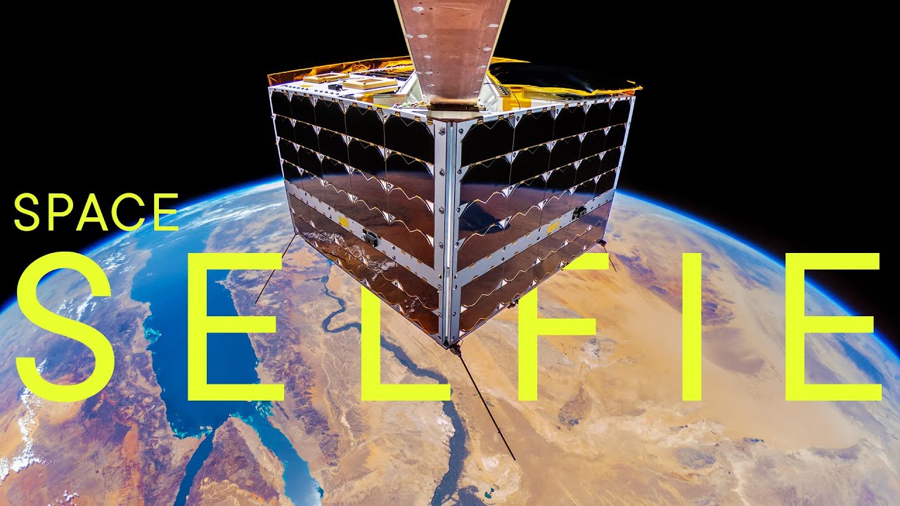 POV: You're a Satellite Taking a Selfie IN ORBIT