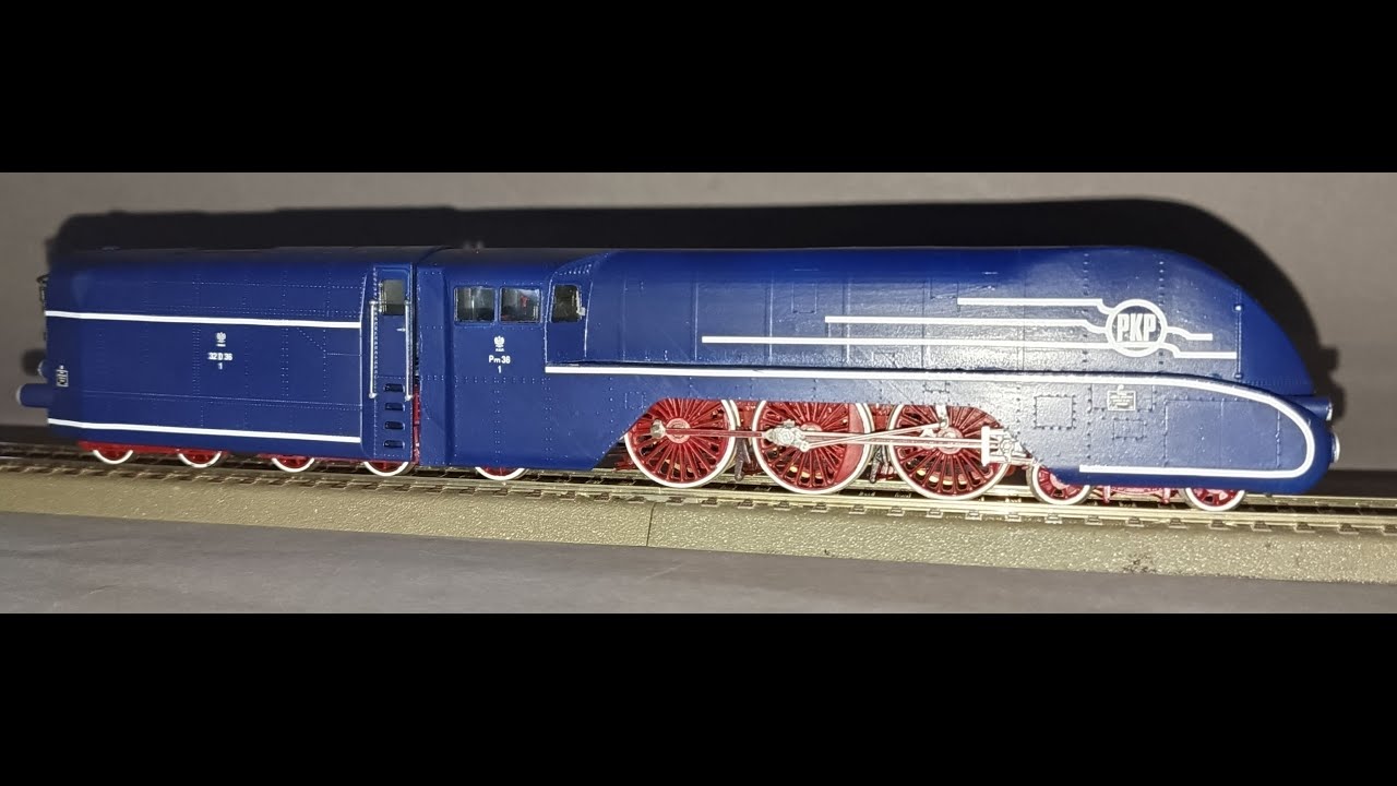 Model parowozu Pm36-1, 1:87