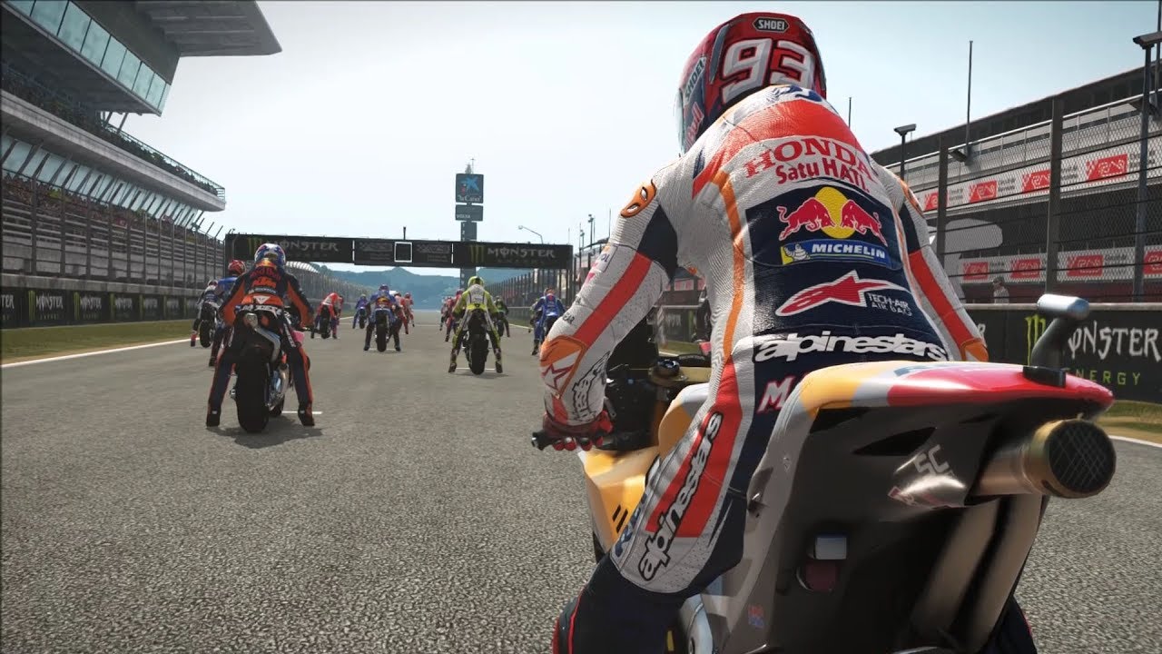 MotoGP 17 - Honda RC213V - Test Ride Gameplay (PC HD) [1080p60FPS]