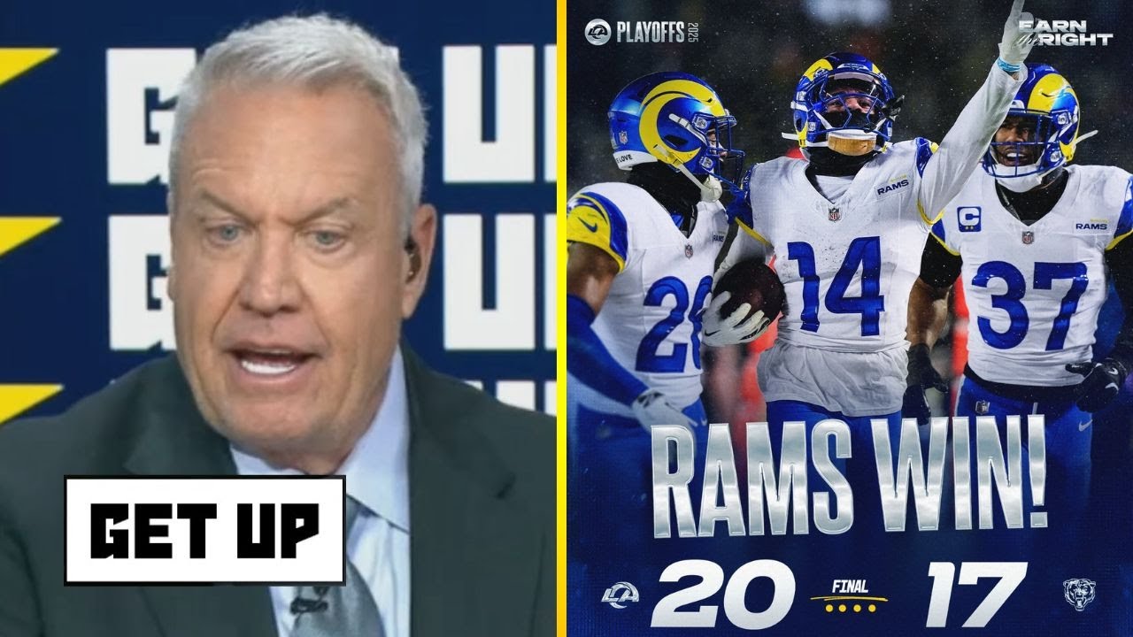 GET UP | Rams are the KINGs of NFC! - Rex Ryan reacts to Matthew Stafford stun Caleb & Bears 20-17