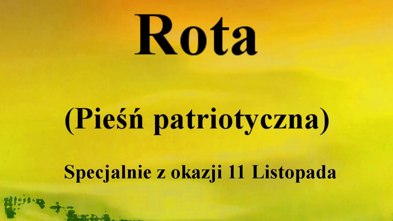Rota (Pieśń patriotyczna) - na okrągło przez 1 godzinę