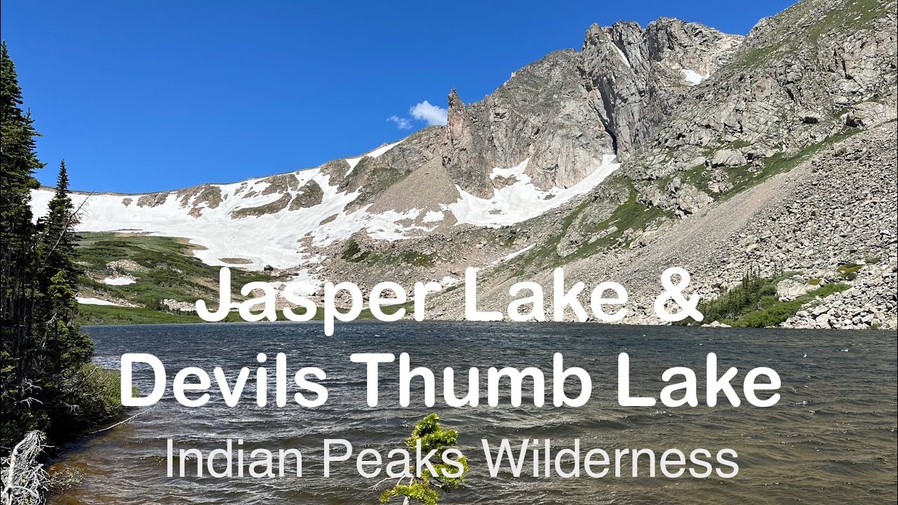 Jasper Lake and Devils Thumb Lake, Indian Peaks Wilderness, Colorado