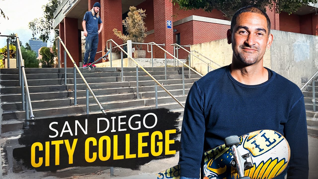 Skating San Diego City College!? Feat. Kanten Russell - Spot History Ep. 27