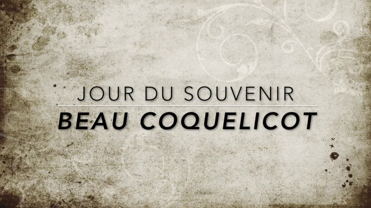 JOUR DU SOUVENIR | BEAU COQUELICOT