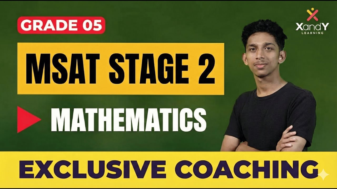 MSAT  Stage 2 | Exclusive Coaching | Class 5 Maths - 3: Score Full Marks!