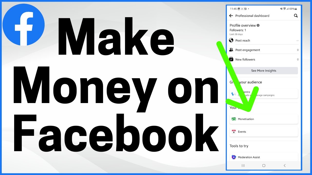 Как заработать на Facebook с помощью профессионального режима Facebook! (2023)