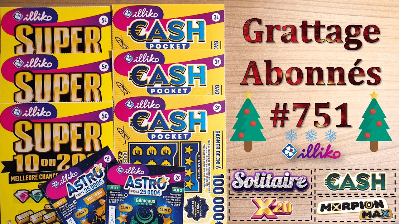 Grattage Abonnés #751 • FDJ/Illiko