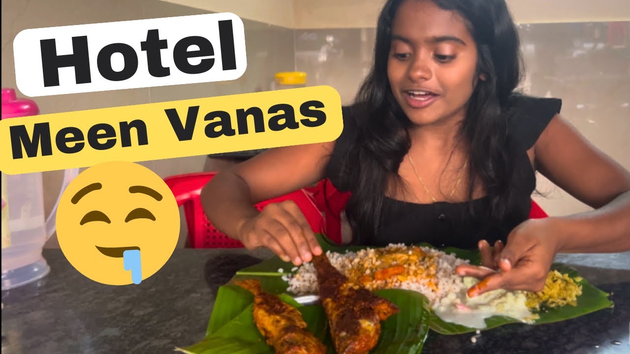 Hotel da Meen Vanas😍Rakshita tulu talks #tulu #rakshita #fish #fishthali #mangalore #tulucomedy