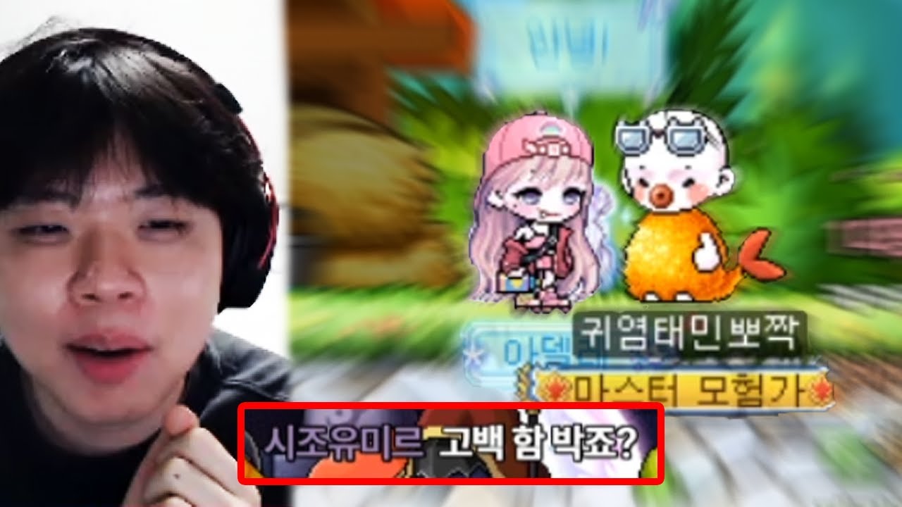 누나 메이플 처음이에요