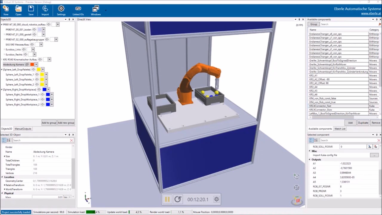 Simulationssoftware twin &ndash; Bin Picking mit dem digitalen Zwilling