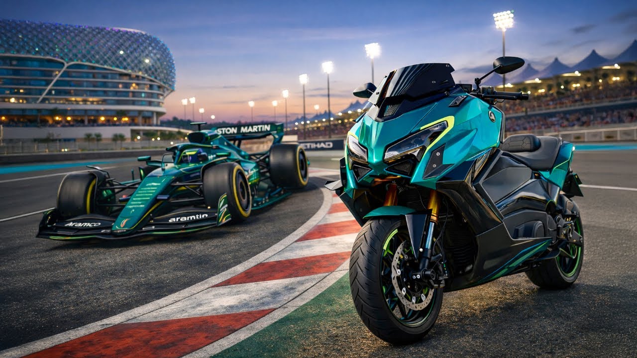 TMAX 560 2026 EDITION ASTON MARTIN F1 !