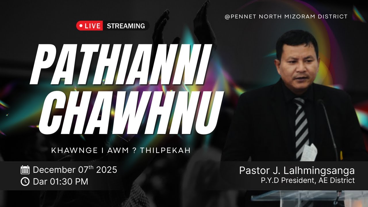 58th Dist. PYD Conference | Pathianni Chawhnu Inkhawm | Rengdil