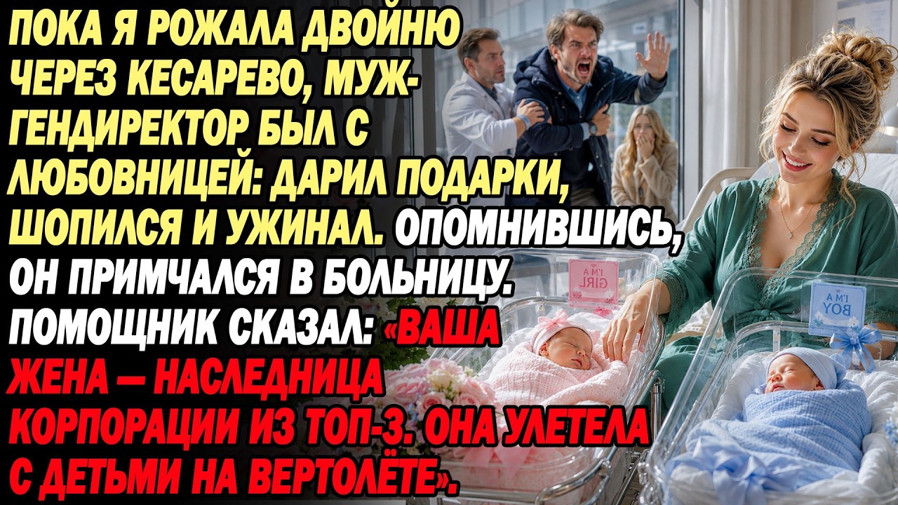 Я на операции рожаю двойню,пока муж-CEO утешает любовницу.Когда всё прошло,он вспомнил обо мне. Ho&hellip;🤫