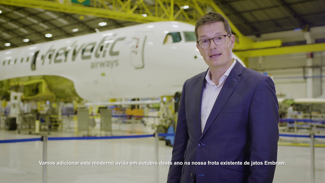 First #Embraer #E190E2 received its wings and empennages
