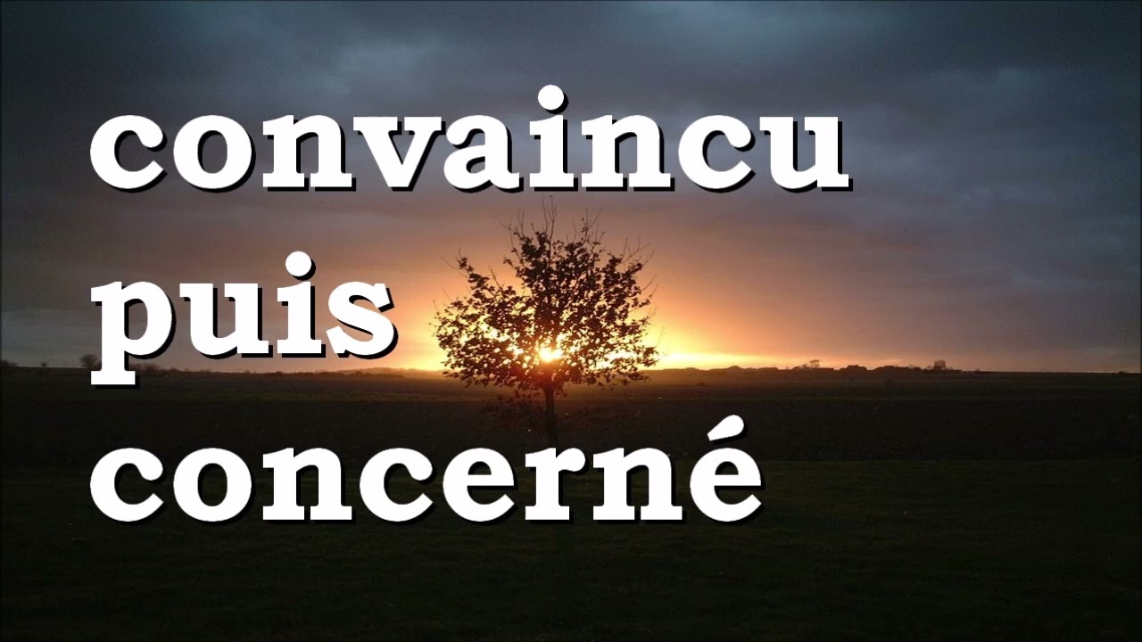 Convaincu Puis Concerné (William Branham, 25 nov 1962))