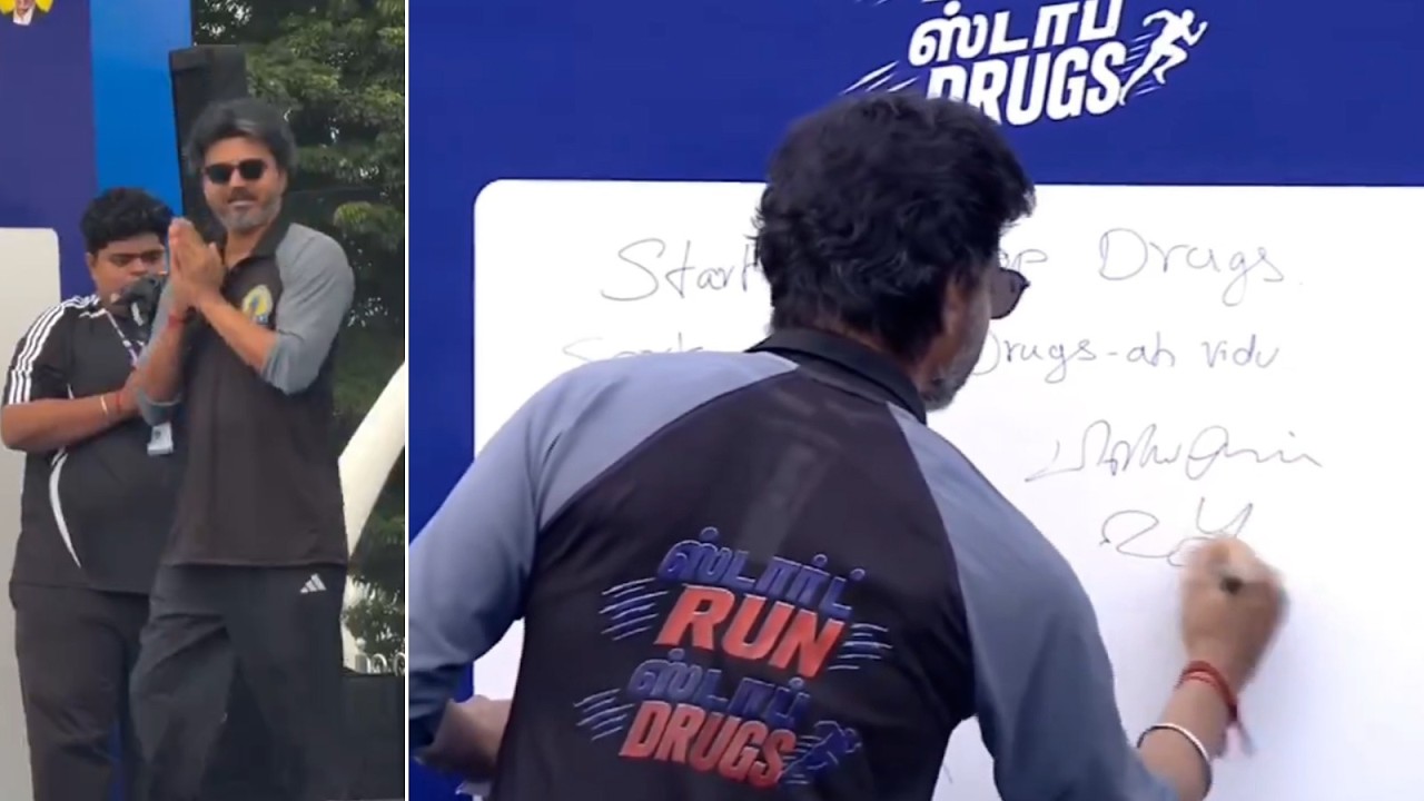 CM Vijay Sign the Pledge | Start Run Stop Drugs | TVK Party | Daily Culture