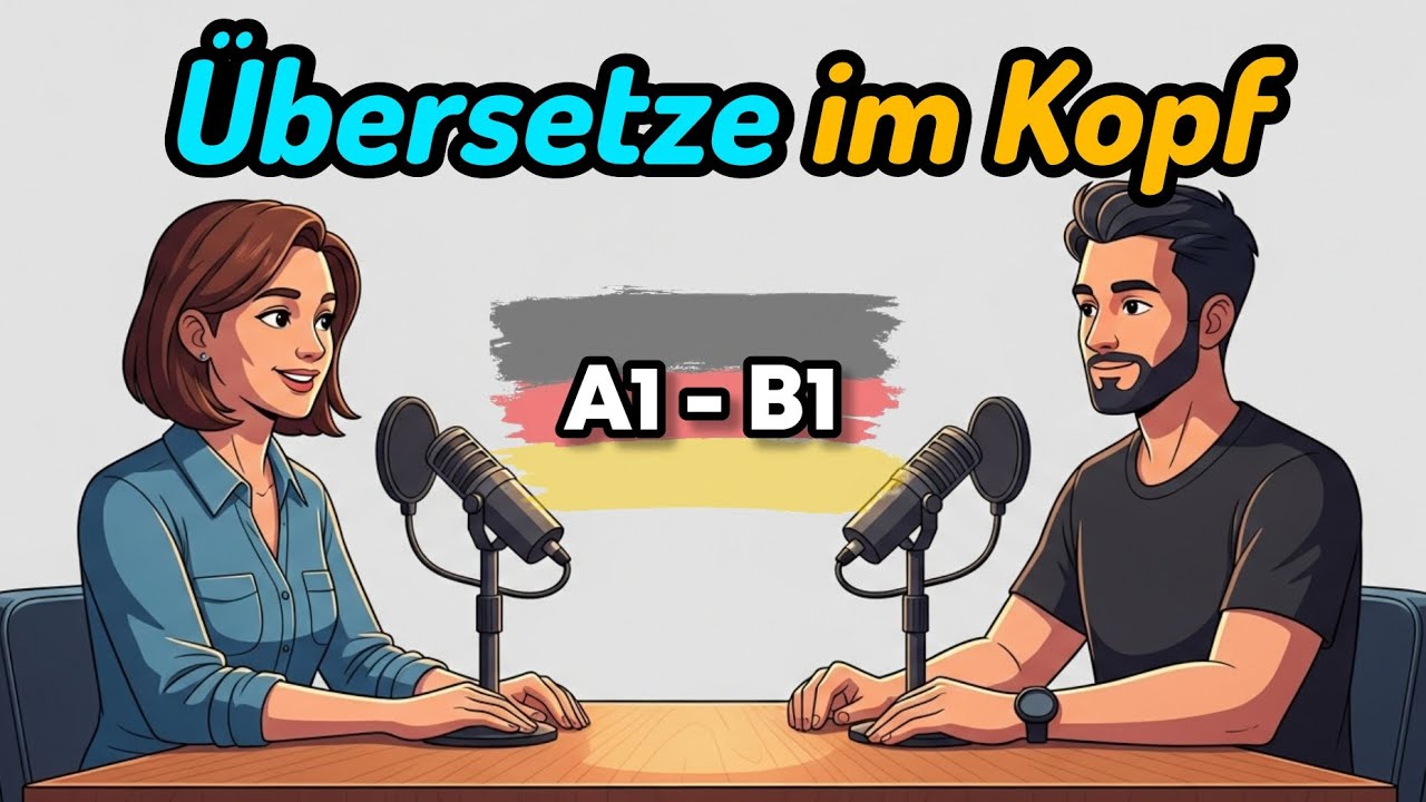 Ich übersetze immer im Kopf , Learn German with Podcast A2-B1 #deutschlernen #learngerman 