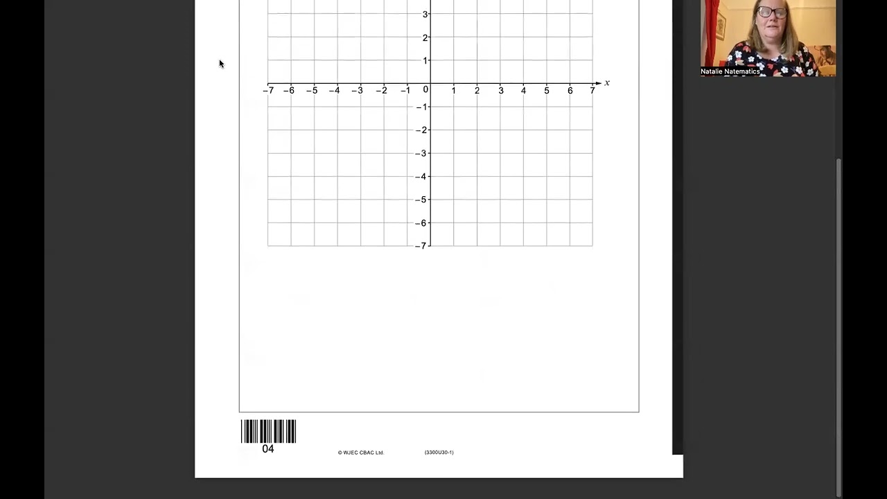 WJEC Maths Intermediate Level - Walkthrough - Non Calculator