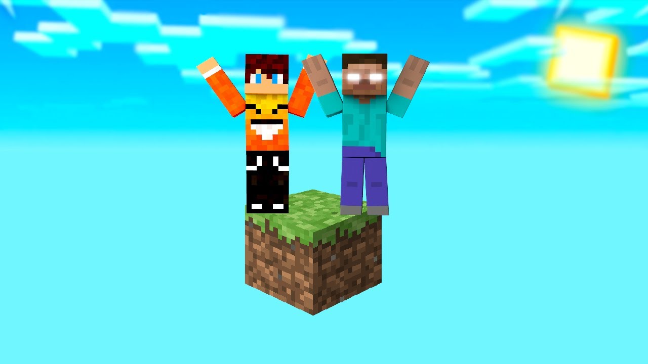 Minecraft, ale ŚWIAT MA TYLKO JEDEN BLOK z HEROBRINE!