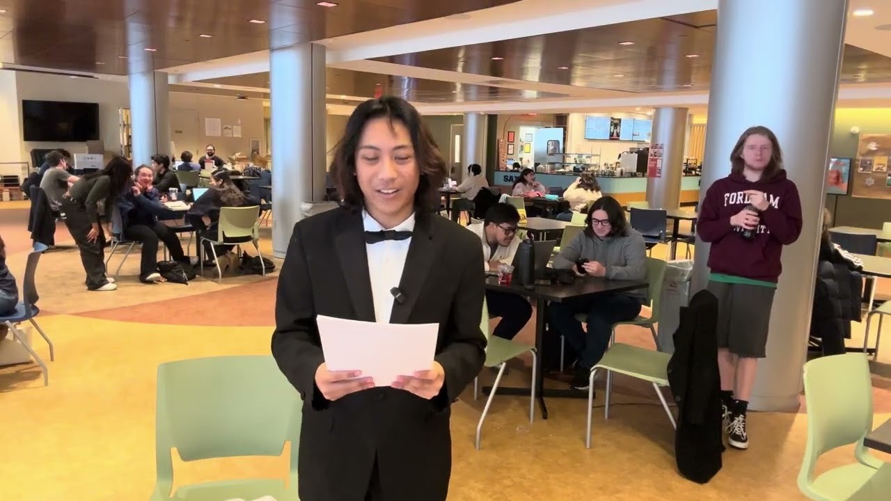 Singing All of Hamilton in a College Dining Hall