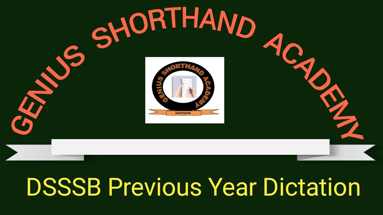 DSSSB Stenographer PREVIOUS YEAR DICTATION OF POST CODE- 211/14