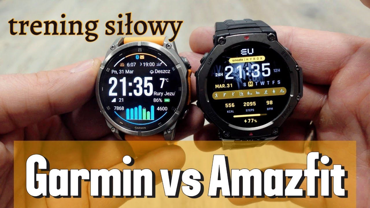 Garmin Fenix 8 vs Amazfit T-Rex 3: por&oacute;wnanie na siłowni!