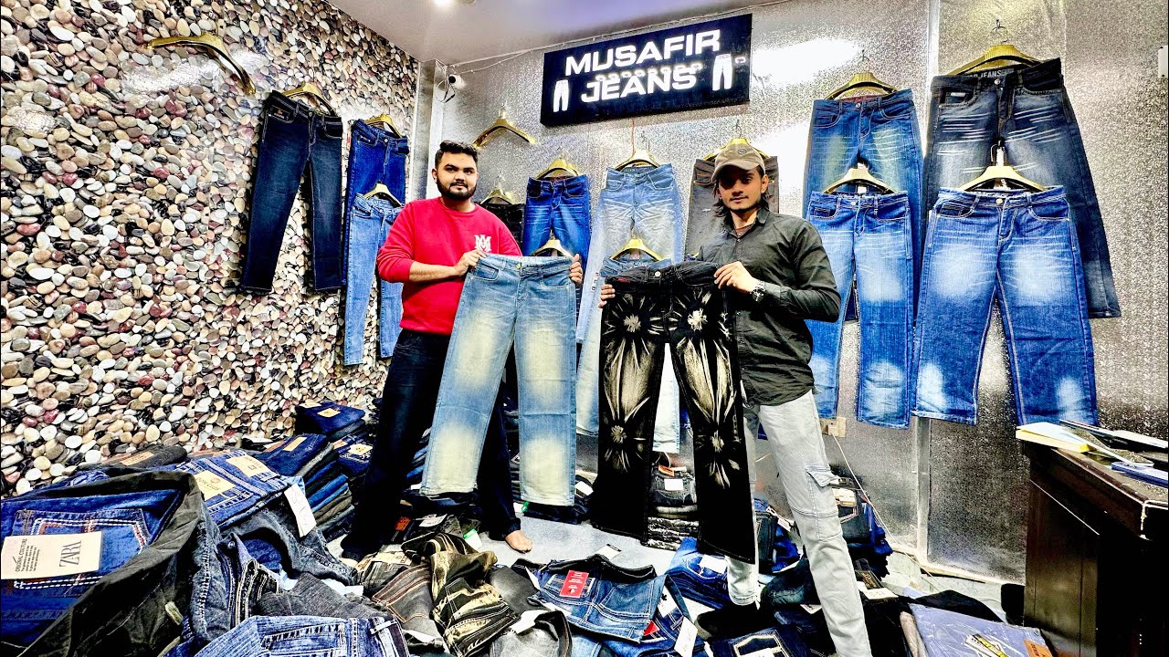 Musafir JEANS is Back🤩 Biggest Jeans Manufacturer in Delhi | Tank Road Jeans Wholesale Market 
