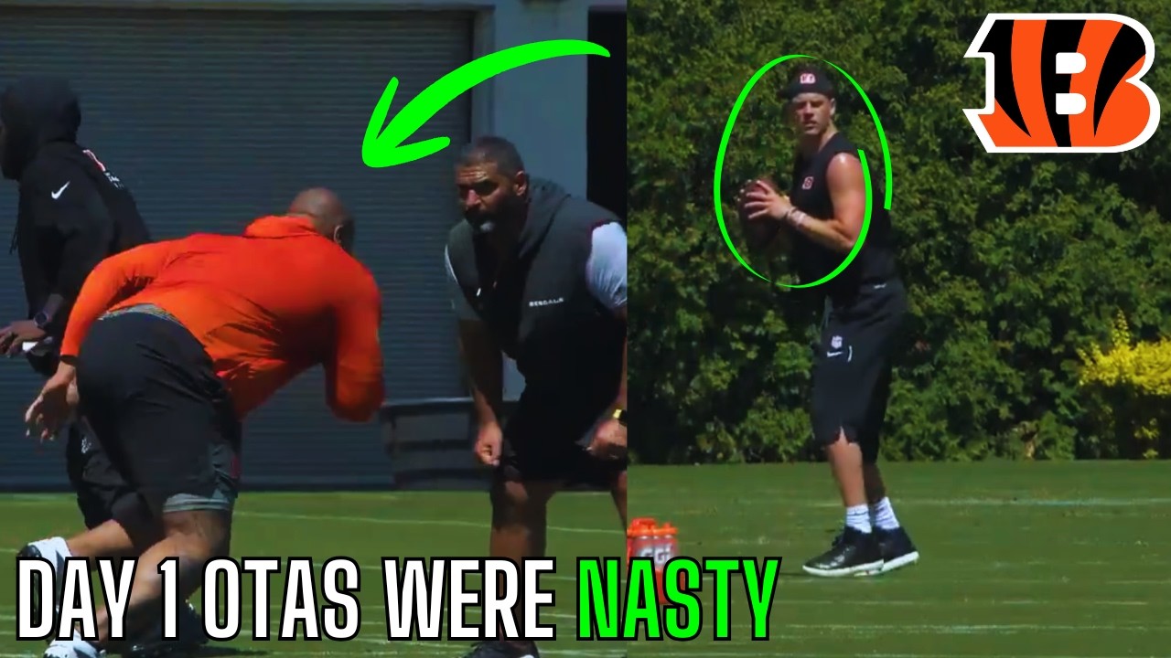 Joe Burrow Dexter Lawrence & The Cincinnati Bengals Are GRINDING At OTAs...