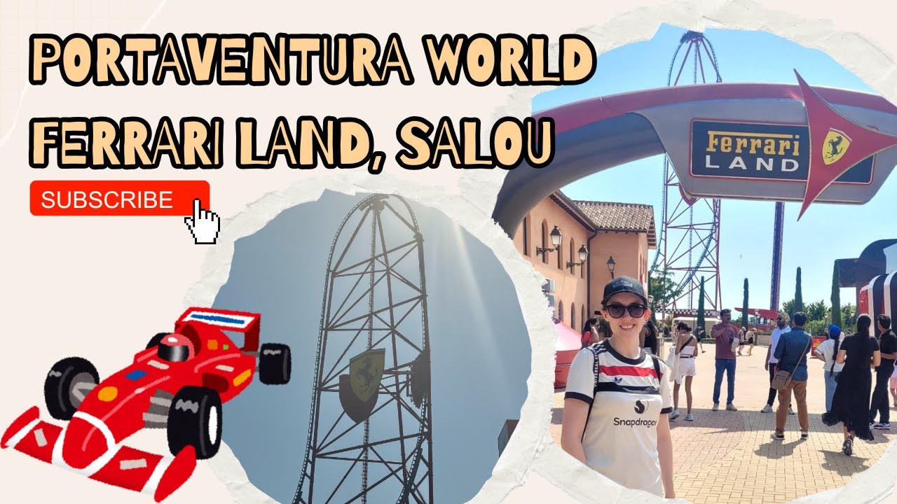 Europe’s FASTEST Rollercoaster! PortAventura & Ferrari Land, Salou. 🎡