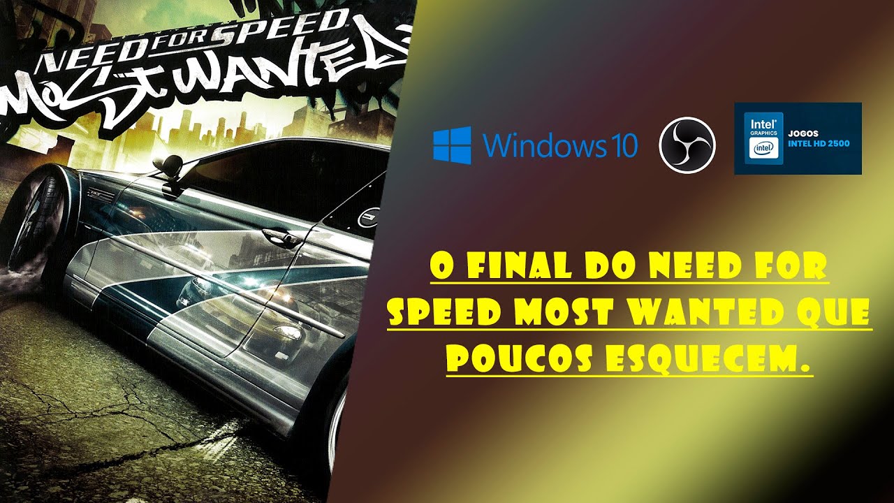NFSMW   GAMEPLAY   INICIO E BLACKLIST #01