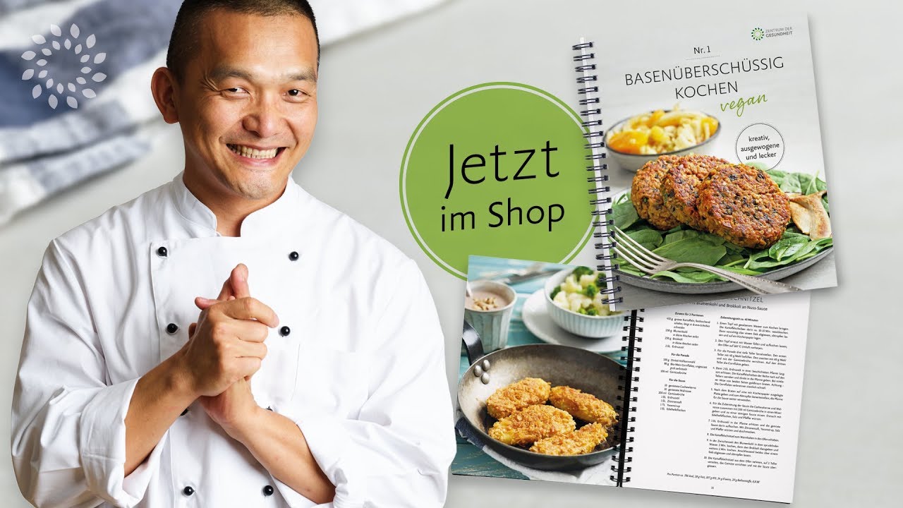 Kartoffelschnitzel mit Blumenkohl und Brokkoli an einer Nuss-Sauce