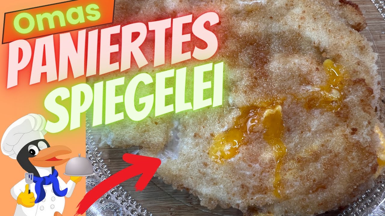 Paniertes Spiegelei