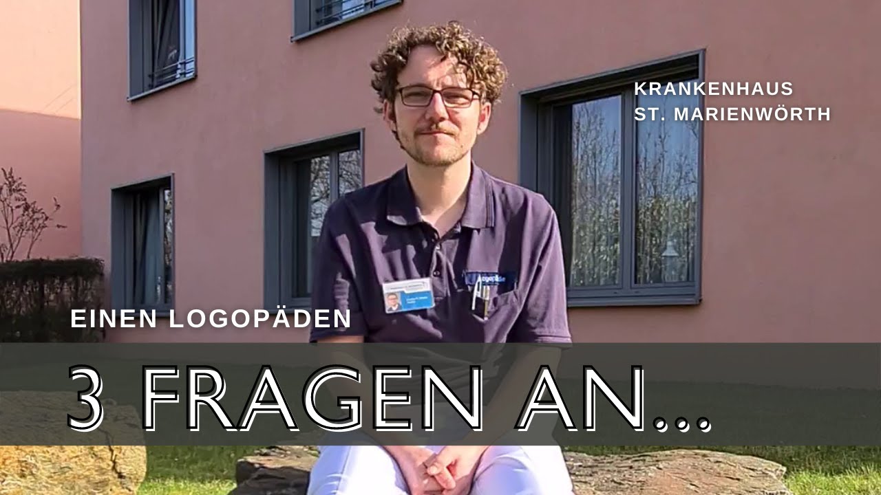 DREI FRAGEN AN einen Logop&auml;den am Krankenhaus. Unser Kollege spricht &uuml;ber seinen Beruf.