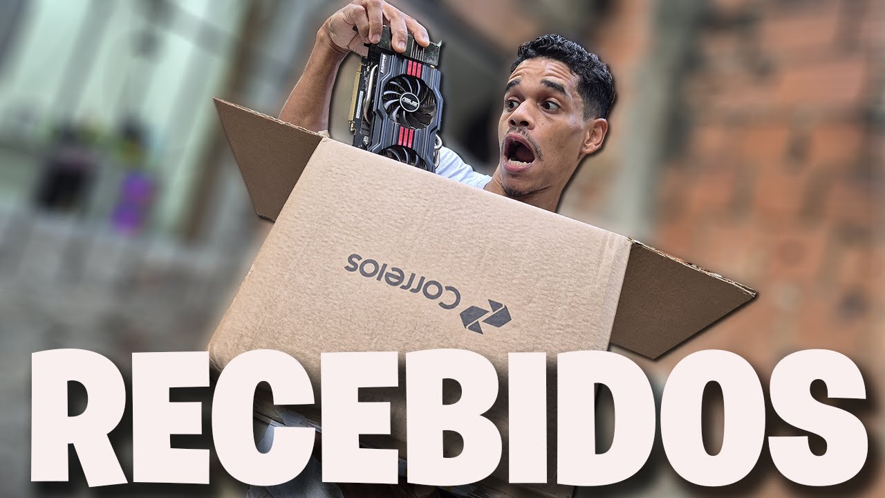RECEBI UMA CAIXA CHEIAS DE HARDWARE  DE ANO NOVO!