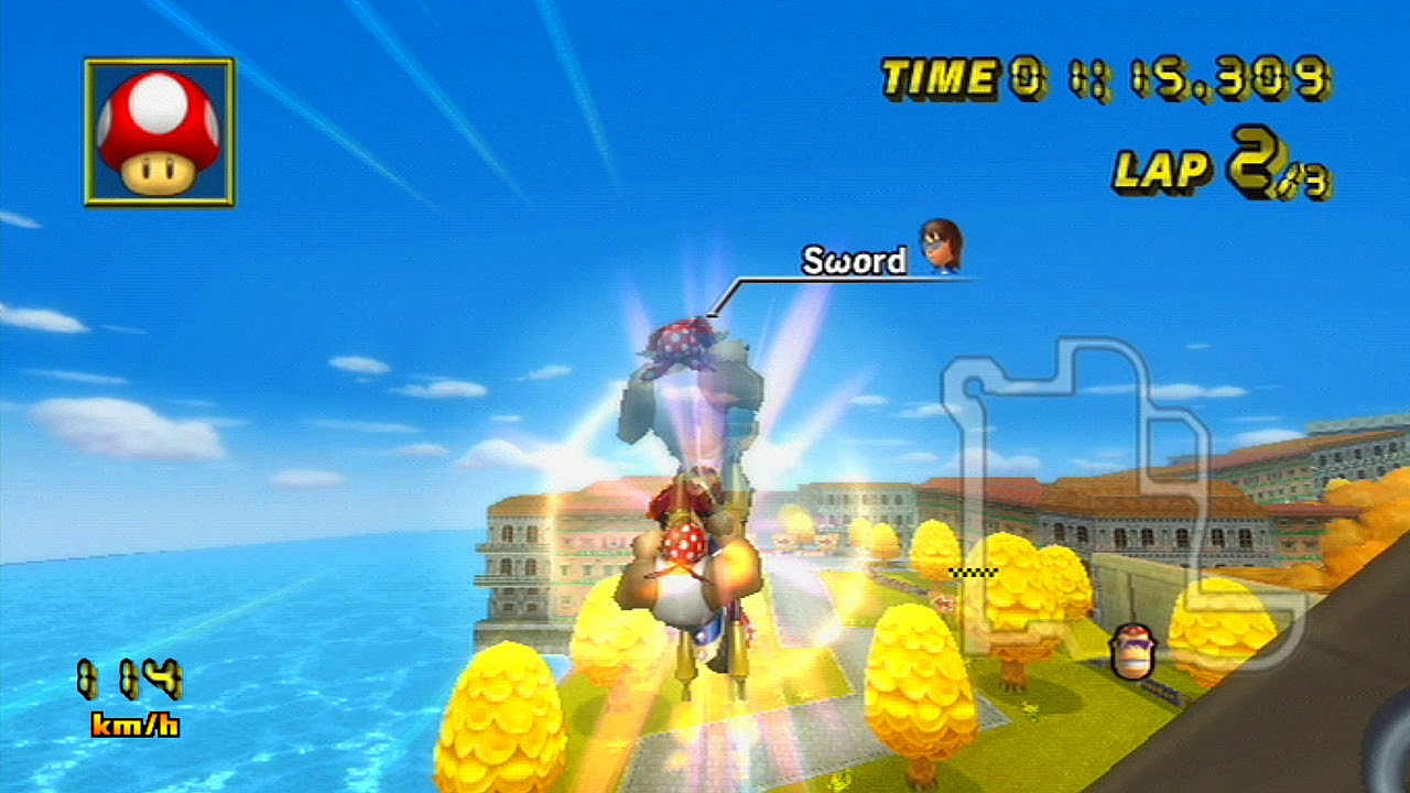 [MKW] DS Delfino Square - 2:04.426 - Sωοrd (Live)